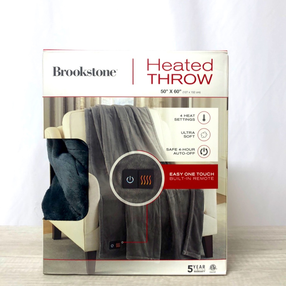 Brookstone Heated Throw